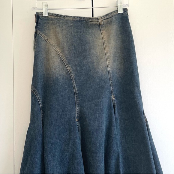 Urban Outfitters BDG NWOT Caroline Spliced Denim Maxi Skirt Size XS - Picture 11 of 14